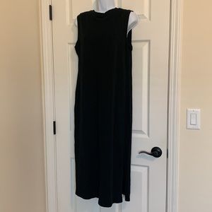 Black maxi dress